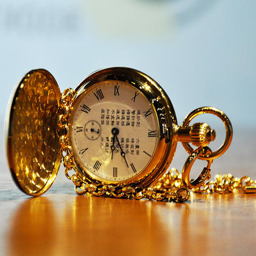 故宫文创故宫博物院钟表修护室乾隆御制诗怀表限量