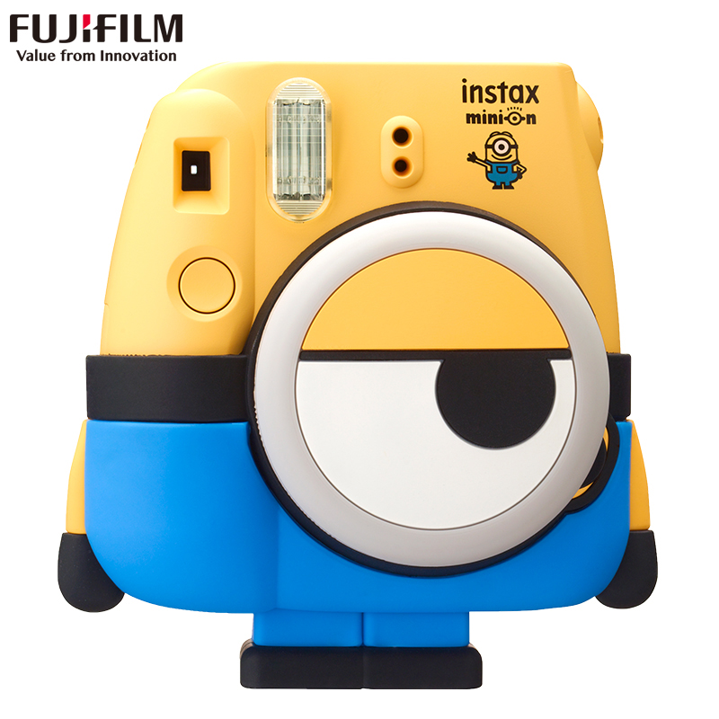 富士mini8升级小黄人含拍立得相纸mini9照相机一次成像 极物