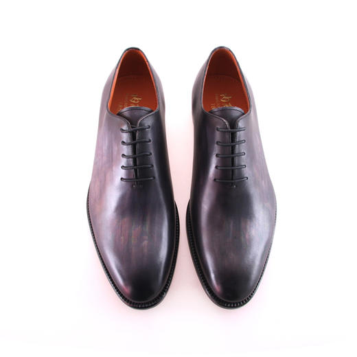 内联升男鞋手工皮鞋男式法国手绘长城时尚皮鞋3408B 商品图5