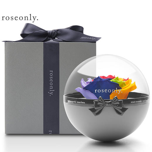 永生玫瑰经典永续经典花球许愿蝴蝶结