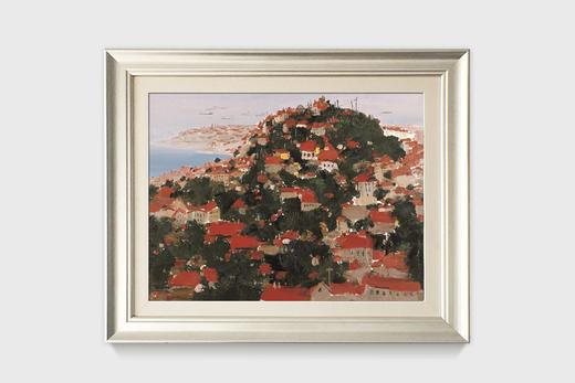 吴冠中|《青岛》——综合版（油画） 商品图0