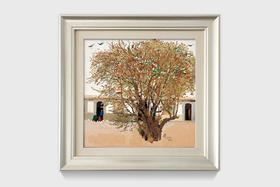 吴冠中|《房东家》——综合版（油画）