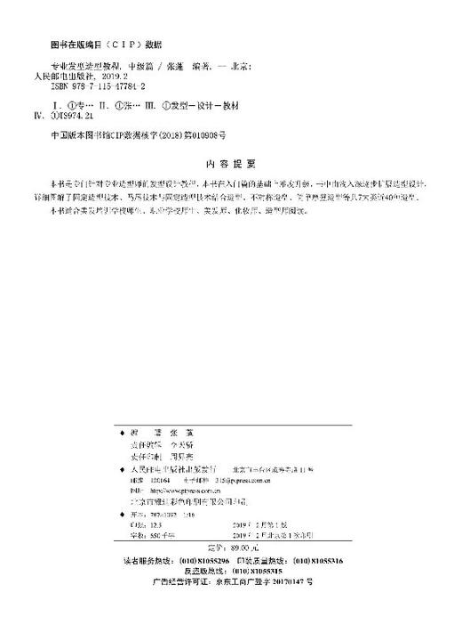 专业发型造型教程 中级篇  商品图1