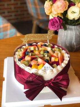 水果混搭（丝带可换金色）