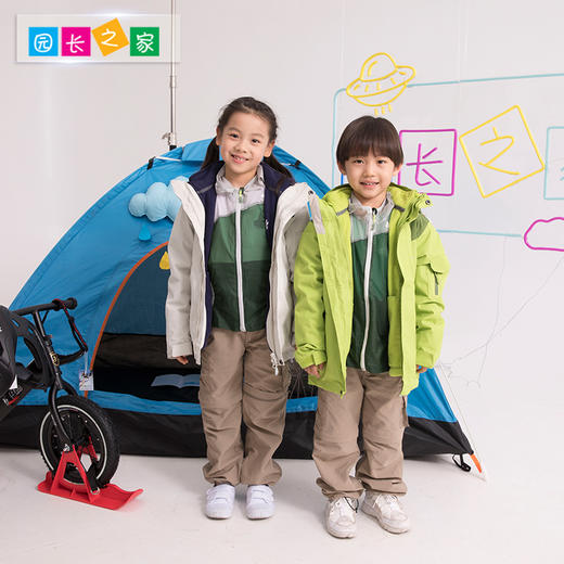 户外冲锋衣速干衣三合一运动外套保暖外套 商品图2