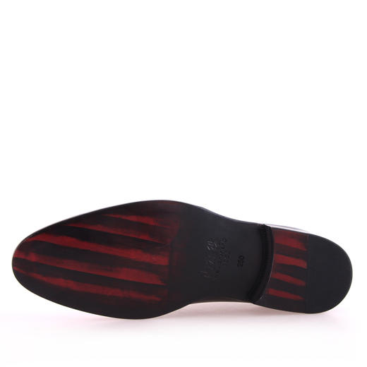 内联升男鞋手工皮鞋男式法国手绘长城时尚皮鞋3408B 商品图3