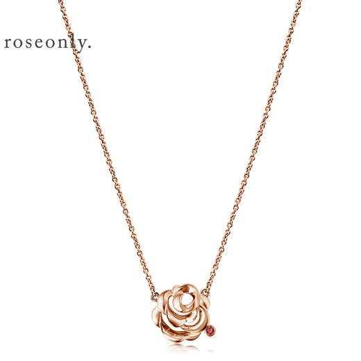 roseonly玫瑰珠宝-玫瑰经典-18k玫瑰金-项链