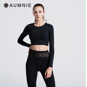 AUMNIE澳弥尼    长袖露脐T恤AUMNIE LONG SLEEVE CROPPED TEE