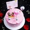 告白情书-专属粉红色的回忆-1.5磅【生日蛋糕】 商品缩略图1
