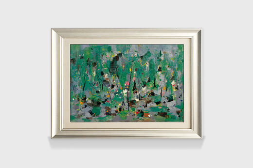 吴冠中|《春归何处》——综合版(油画)