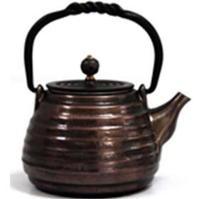 铸铁茶壶铁壶0.5L螺纹壶泡茶壶手工铸造