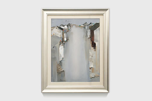 吴冠中|《童年》——综合版(油画） 商品图0