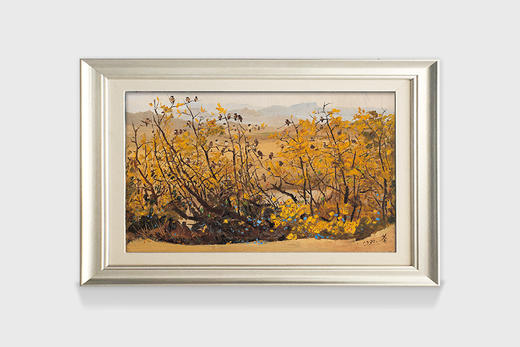 吴冠中|《麻雀》——综合版(油画） 商品图0