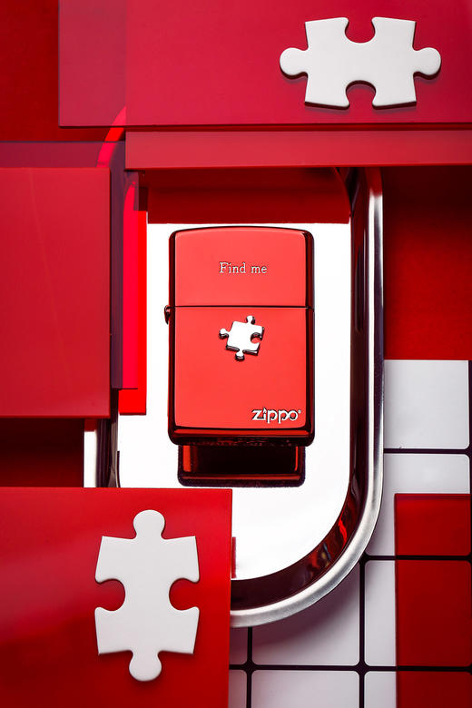 zippo美国原装正版爱的拼图findmezbt3205b