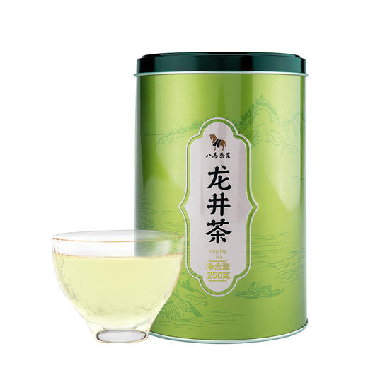 八马茶叶浙江龙井绿茶高山龙井茶叶新茶罐装自饮装250克