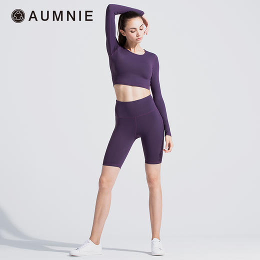 AUMNIE澳弥尼     高腰单车裤HIGH WAIST BIKER SHORTS 商品图3