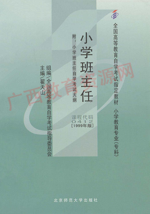 00412	小学班主任（1999年版）	翟天山	高等教育 商品图0