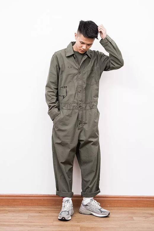 quotationmarks双引号militarycoverall军事工装连体裤