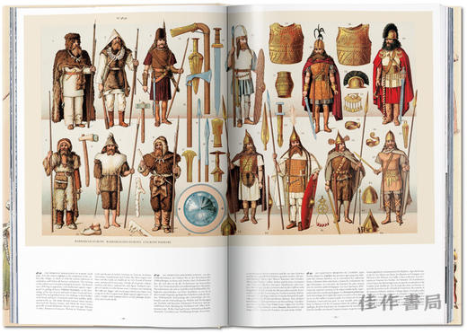 Auguste Racinet.Complete Costume History/世界民族服装史服饰插画/英文原版大开本画册/Taschen XL系列 商品图1