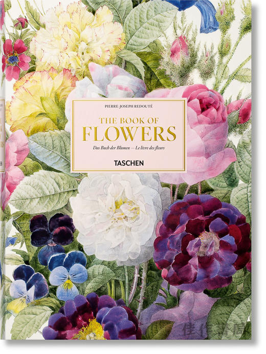 【全新现货】 Redoute.The Book of Flowers/花之书:开花植物花卉插图插画水彩画/英文原版艺术画册 商品图0