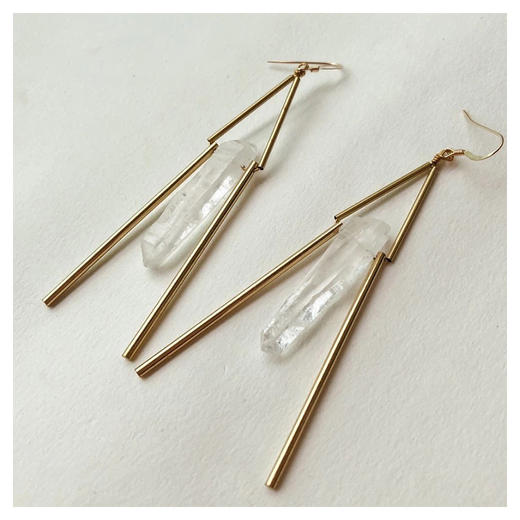 OKRA | Inner Peace Crystal Earrings LMC24 [耳环] 商品图1