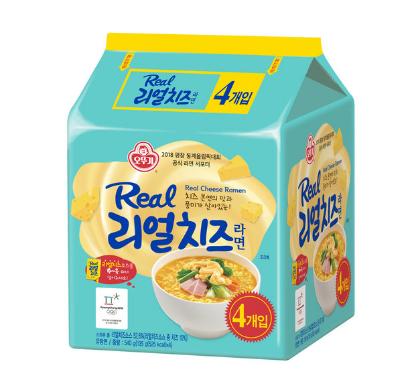 【4멀티】오뚜기 리얼치즈라면135g*4 商品图0