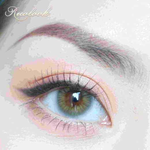 recolook x abucon 羽纱柠檬绿 年抛美瞳 含硅水凝胶 商品图10