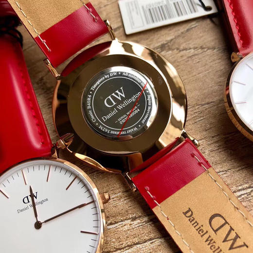 原单DW（Daniel Wellington 丹尼尔·惠灵顿）表盘尺寸40mm，36mm，32mm  28mm可选，最美不过新年红！[玫瑰][玫瑰][玫瑰] 商品图6