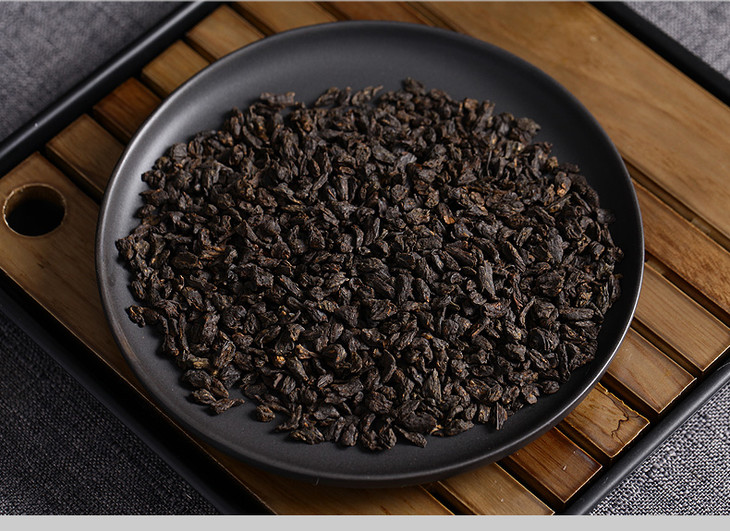 天地间茶化石茶珍珠碎银子金不换普洱茶熟茶糯香茶石头100克