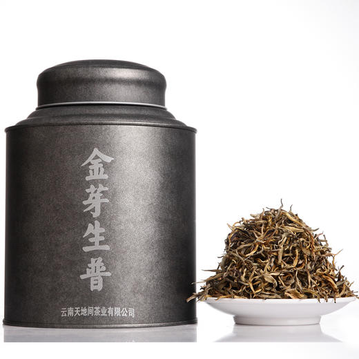 天地间金芽生普云南普洱茶生茶散茶250克罐装茶叶古树普洱茶生茶 商品图0