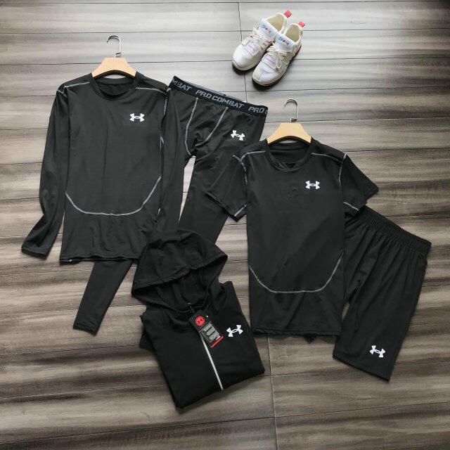 点此购买安德玛ua男子运动五件套紧身速干套装转112298