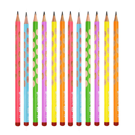 UNISUN 彩色细杆洞洞铅笔12只装 商品图5