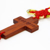 挂件 I 耶稣爱你红木十字架 小挂件 车挂 配饰 商品缩略图1