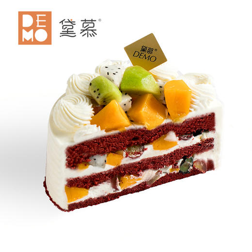 【代糖款】红丝绒·水果版丨Red Velvet·Fruit plate 商品图3