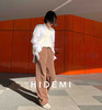 HIDEMI 到店必入垂坠感柔顺舒适透气松紧带宽松休闲空气感长裤 商品缩略图6