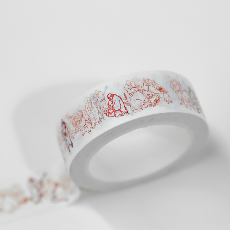 西泠印社 创意和纸胶带-弘一罗汉款