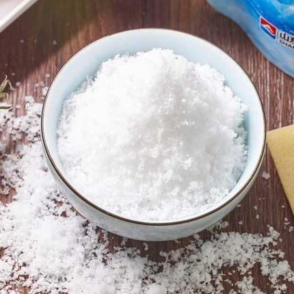 鲁晶雪花盐未加碘 不加碘食用盐 无抗结剂无碘食盐 海盐 商品图3