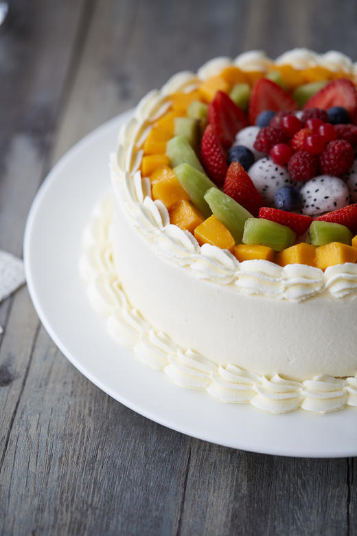 鲜果缤纷乳脂奶油蛋糕思薇小姐手工烘焙限昆明