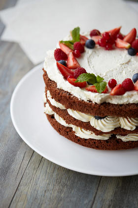 裸蛋糕——秋（动物奶油制作）