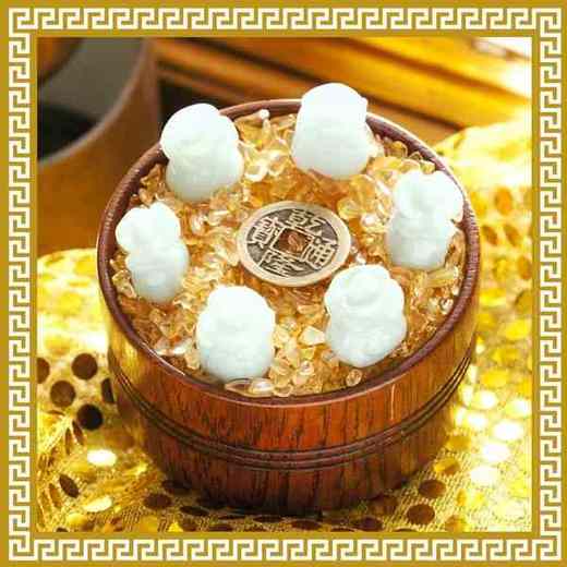 【麦玲玲正版授权】吉庆堂金银满屋聚满盆 不可货到付款 商品图0