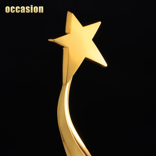 盛典 年度之星金属水晶奖杯定制定做创意纪念品刻字颁奖奖品制作 商品图3