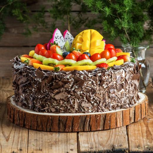 【特价-138元】浪漫果纷、香颂、森林果王-2磅蛋糕 三选一（高州） 商品图2