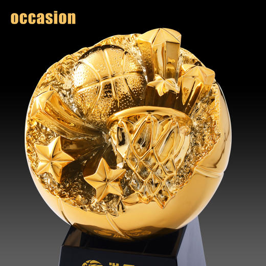盛典 篮球比赛奖杯冠军奖品创意灌篮纪念品mvp运动会俱乐部奖杯 商品图2