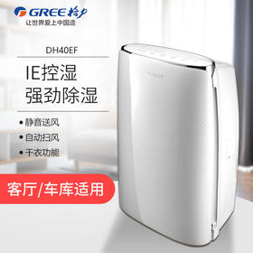 格力除湿机家用静音抽湿机DH40EF 大功率地下室吸湿器干燥机防潮