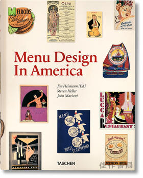 Menu Design in America 1850-1985/美国菜单设计 1850-1985/英文原版设计画册