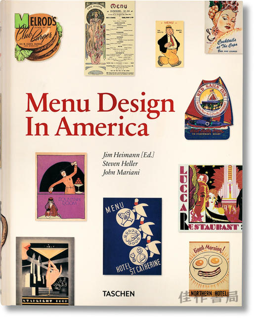 Menu Design in America 1850-1985/美国菜单设计 1850-1985/英文原版设计画册 商品图0