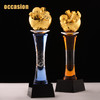 mvp篮球足球比赛冠军奖杯定制水晶纪念品运动会奖品金球奖金靴奖 商品缩略图4