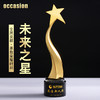 盛典 年度之星金属水晶奖杯定制定做创意纪念品刻字颁奖奖品制作 商品缩略图0