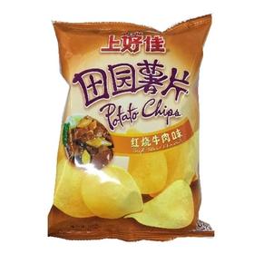 【百汇到家】上好佳红烧牛肉口味田园薯片50g
