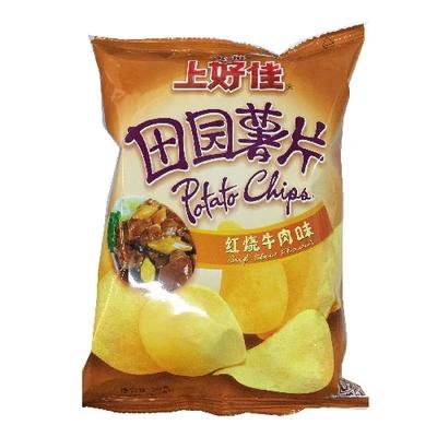 【百汇到家】上好佳红烧牛肉口味田园薯片50g 商品图0